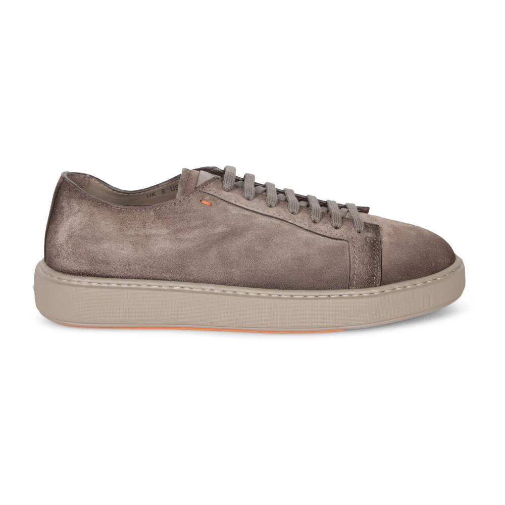Santoni Men's Beige Sneakers, 9 1/2 Uk, Casual Trainers For And Wo