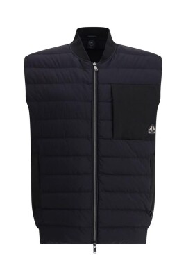 ribbed-collar-down-vest-with-double-zipper