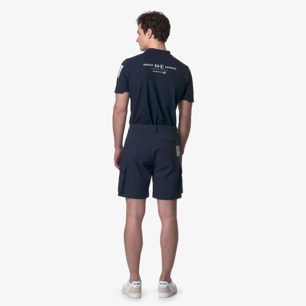 K-way Express Shorts Greges Orient Stijl Blue Heren
