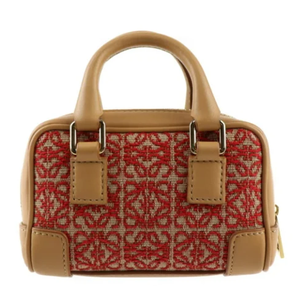 Loewe Pre-owned Canvas handbags Red Dames