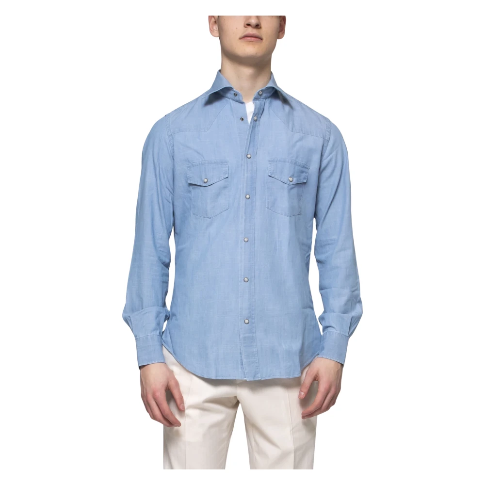 Shirts > Denim Shirts - - Eleventy - Modalova