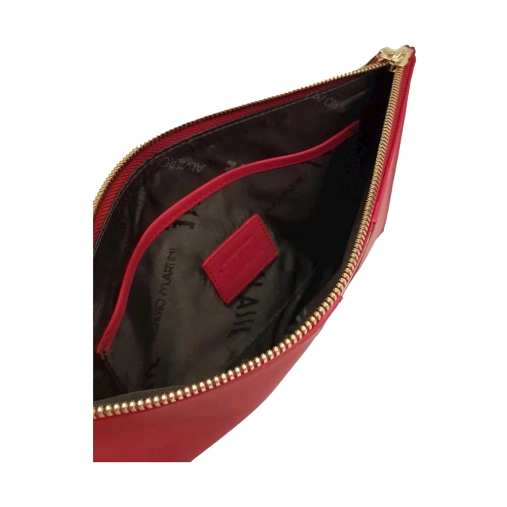 Alviero Martini 1a Classe Rode Flashtassen met Kaartprint Red Dames