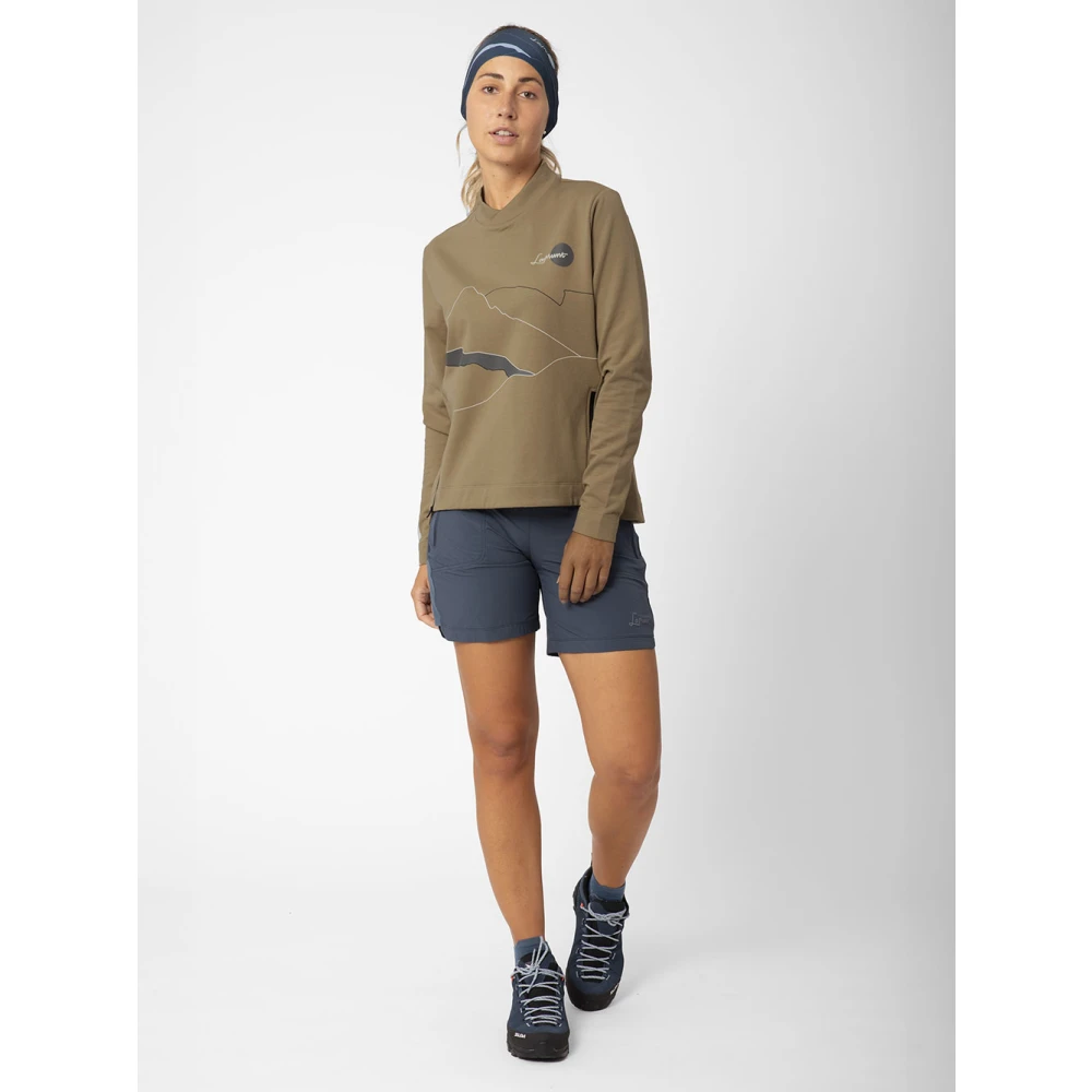 LaMunt Woestijn Taupe Arty Sweater Brown Dames