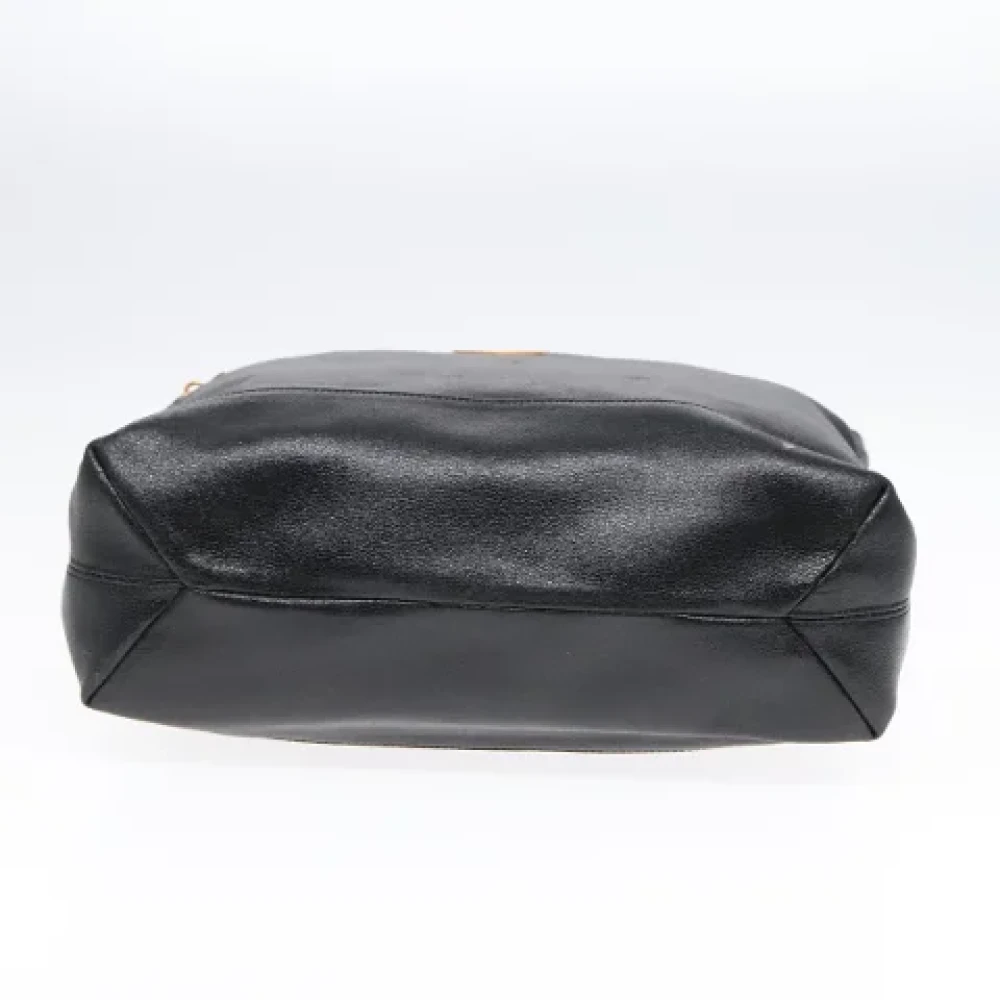 Valentino Vintage Pre-owned Leather handbags Black Dames