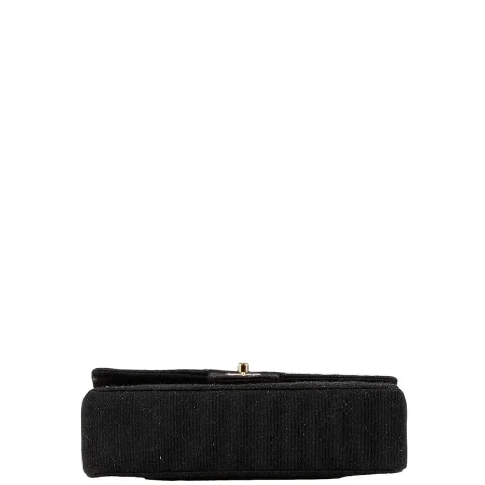Chanel Vintage Pre-owned Cotton chanel-bags Black Dames