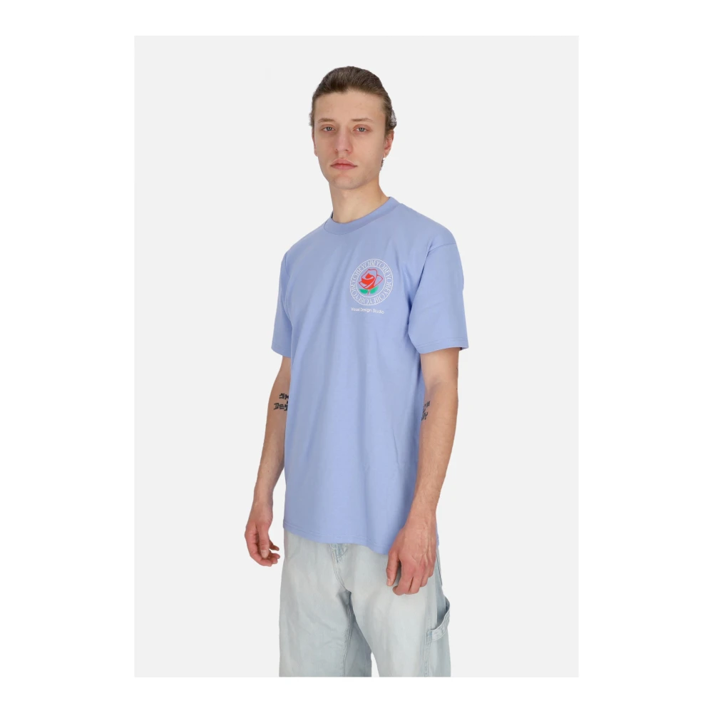 Obey Visual Design Studio Klassieke Tee Blue Heren