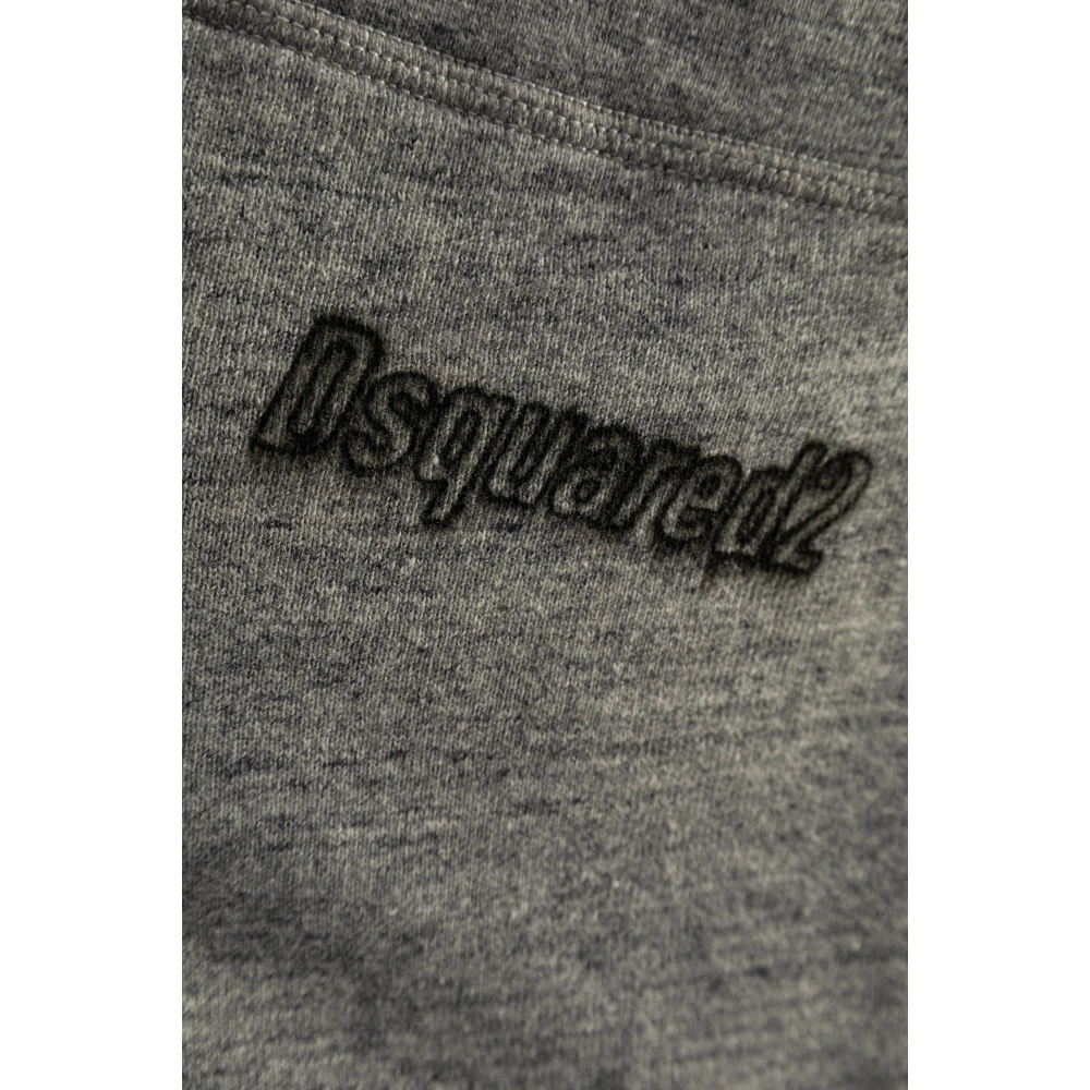 Dsquared2 Katoenen sweatpants Gray Dames