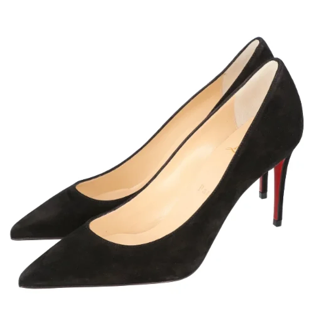 Christian Louboutin Leather heels Black Dames