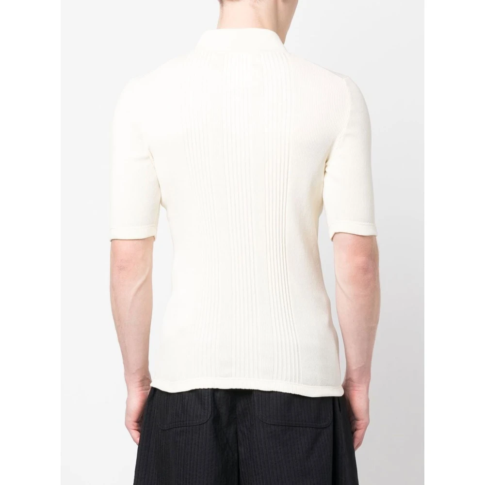 Maison Margiela Klassieke Polo Shirt voor Mannen Beige Heren