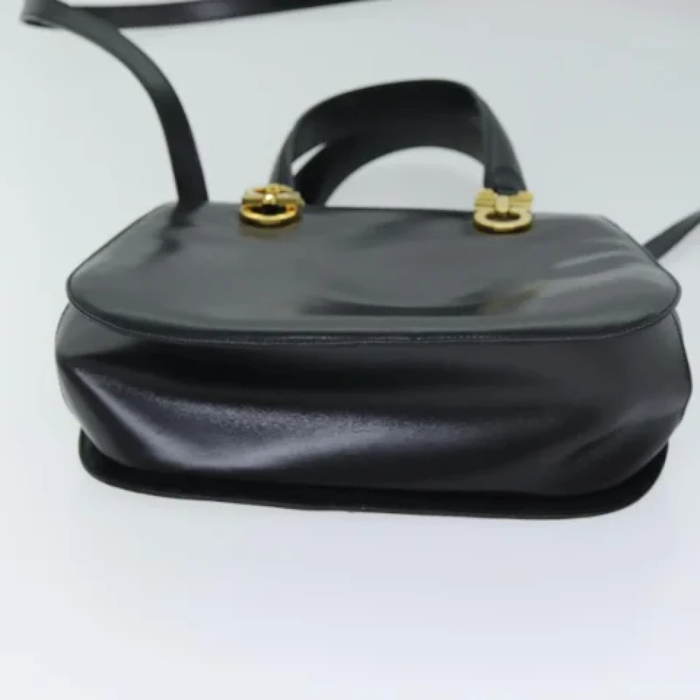 Salvatore Ferragamo Pre-owned Leather handbags Black Dames