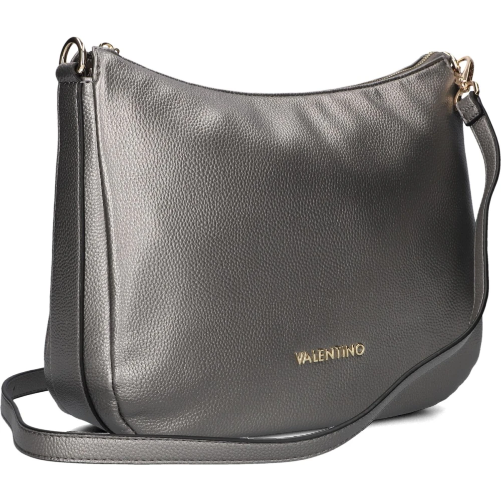 Valentino by Mario Valentino Chique Zilveren Schoudertas Gray Dames