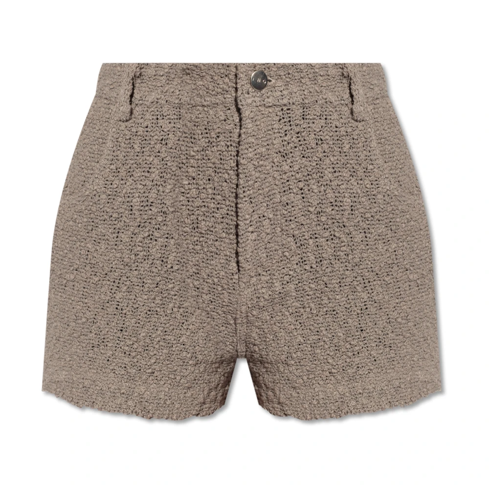 IRO Daphna shorts met hoge taille Gray Dames