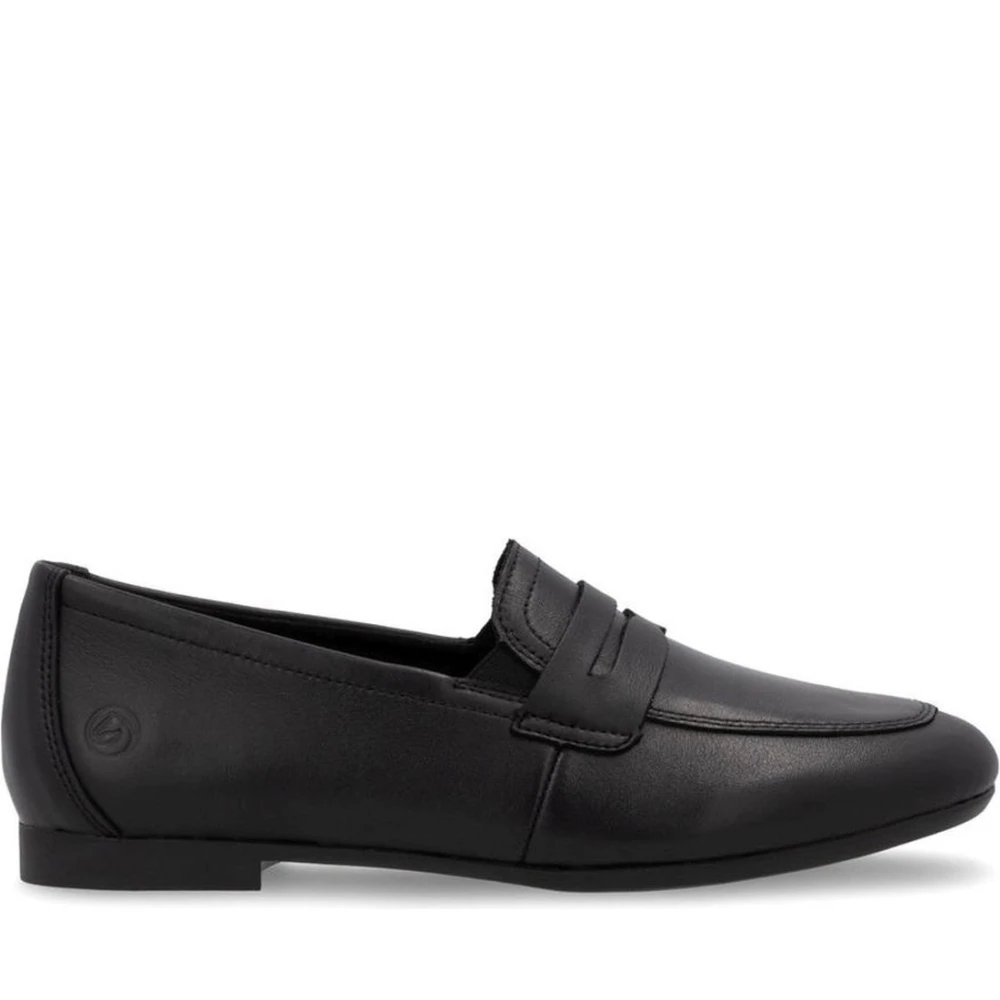 Remonte Women's Black Loafers, 6 Uk, Casual Closed Loafers