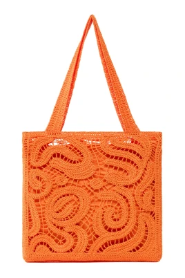 Shopper Crochet Geometrico
