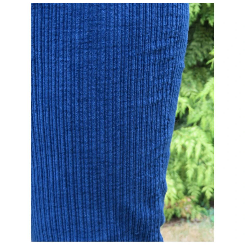 Denim Studio Salomé Corduroy Broek Blue Dames
