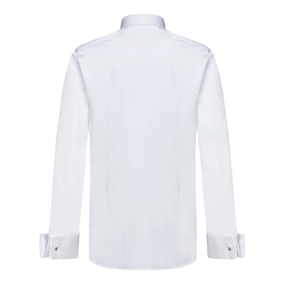 Tom Ford Witte Katoenen Poplin Overhemd White Heren