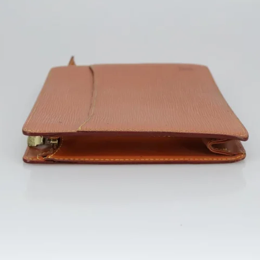 Louis Vuitton Vintage Pre-owned Leather clutches Brown Dames
