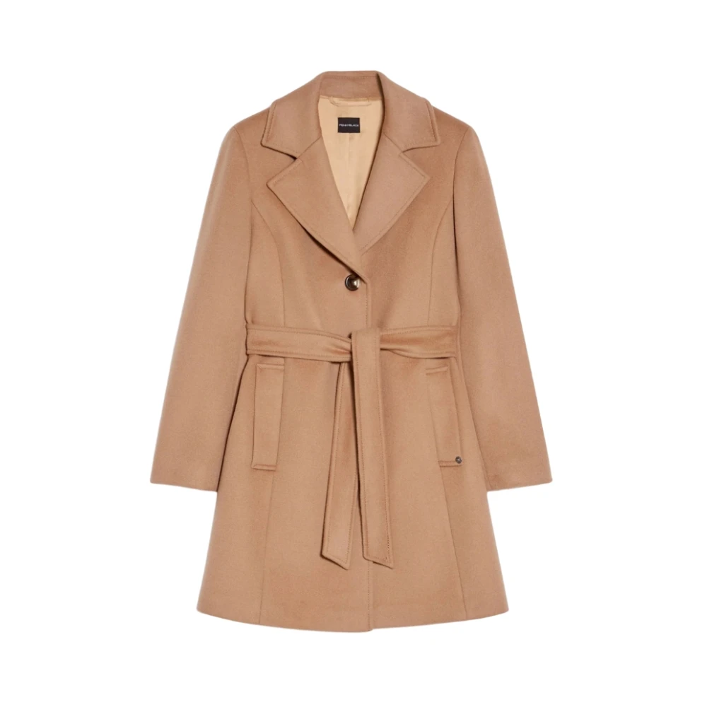 Pennyblack Beige Wollen Jas Vik Vrouwen Brown Dames