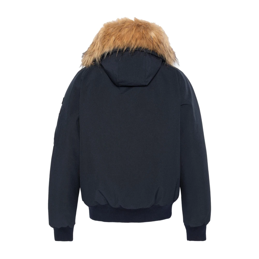 Schott NYC Korte Bont Gevoerde Hoodie Blauw Blue Heren