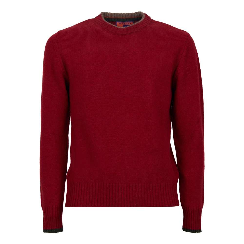 Gallo Rode heren ronde hals Red Heren