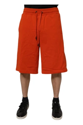 Röda Bermuda Shorts i Bomullsblandning