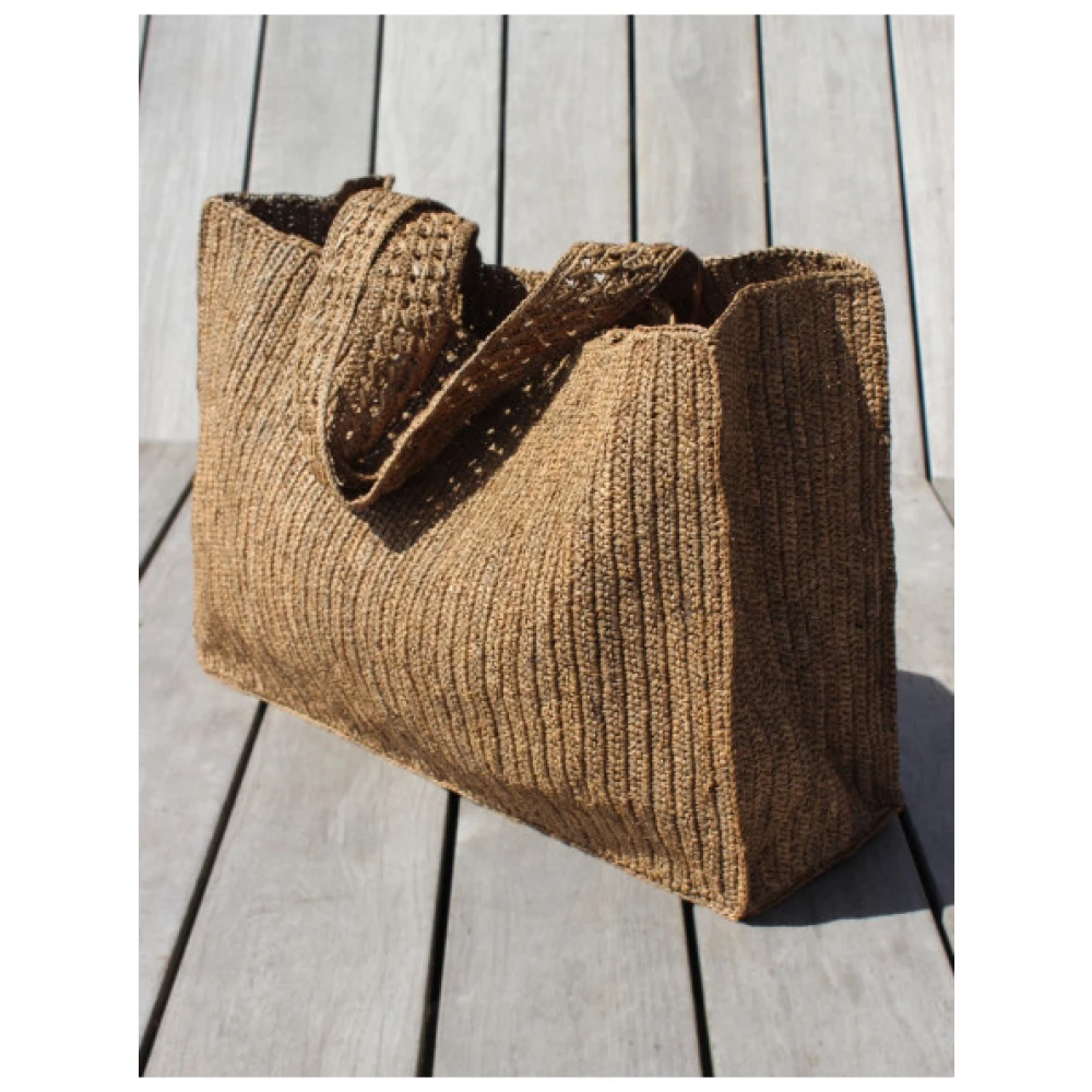 Ibeliv Fitia Geborduurde Tote Tas Beige Dames