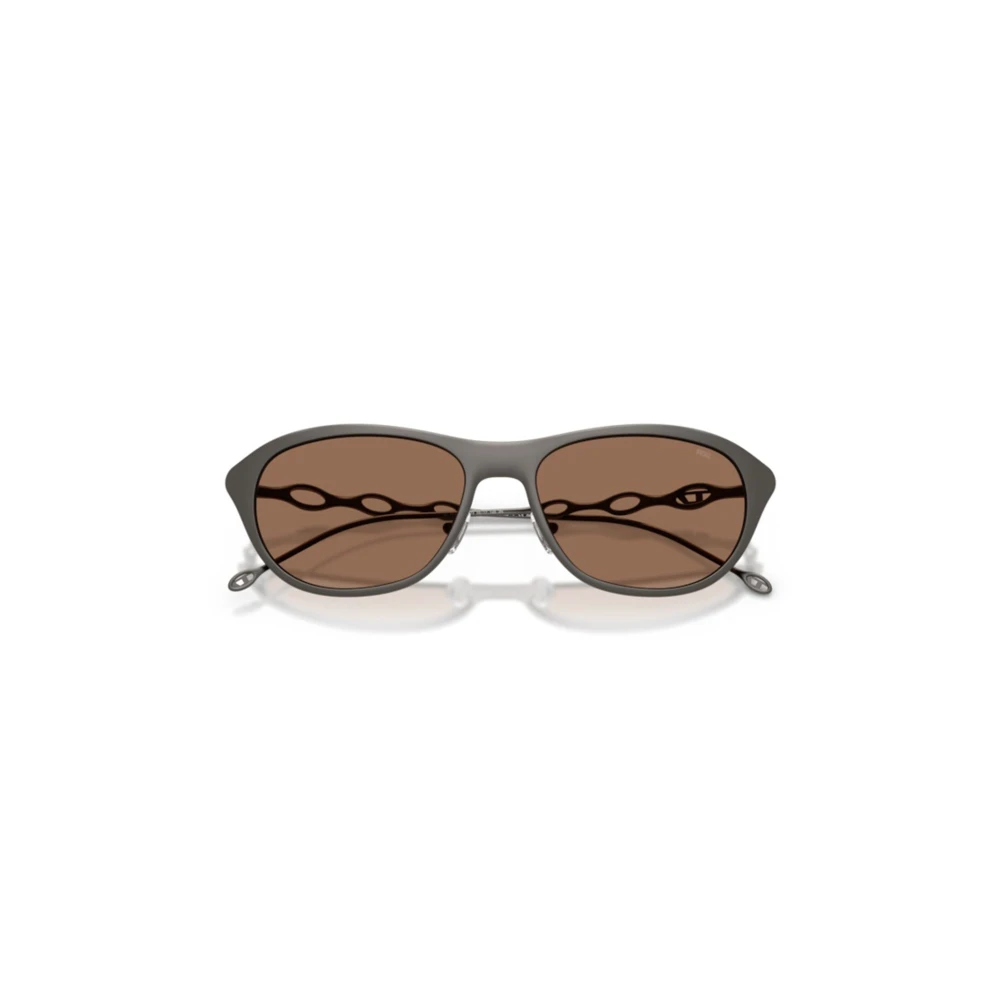 Diesel Unisex Gray Dynamic Metal Sporty Sunglasses
