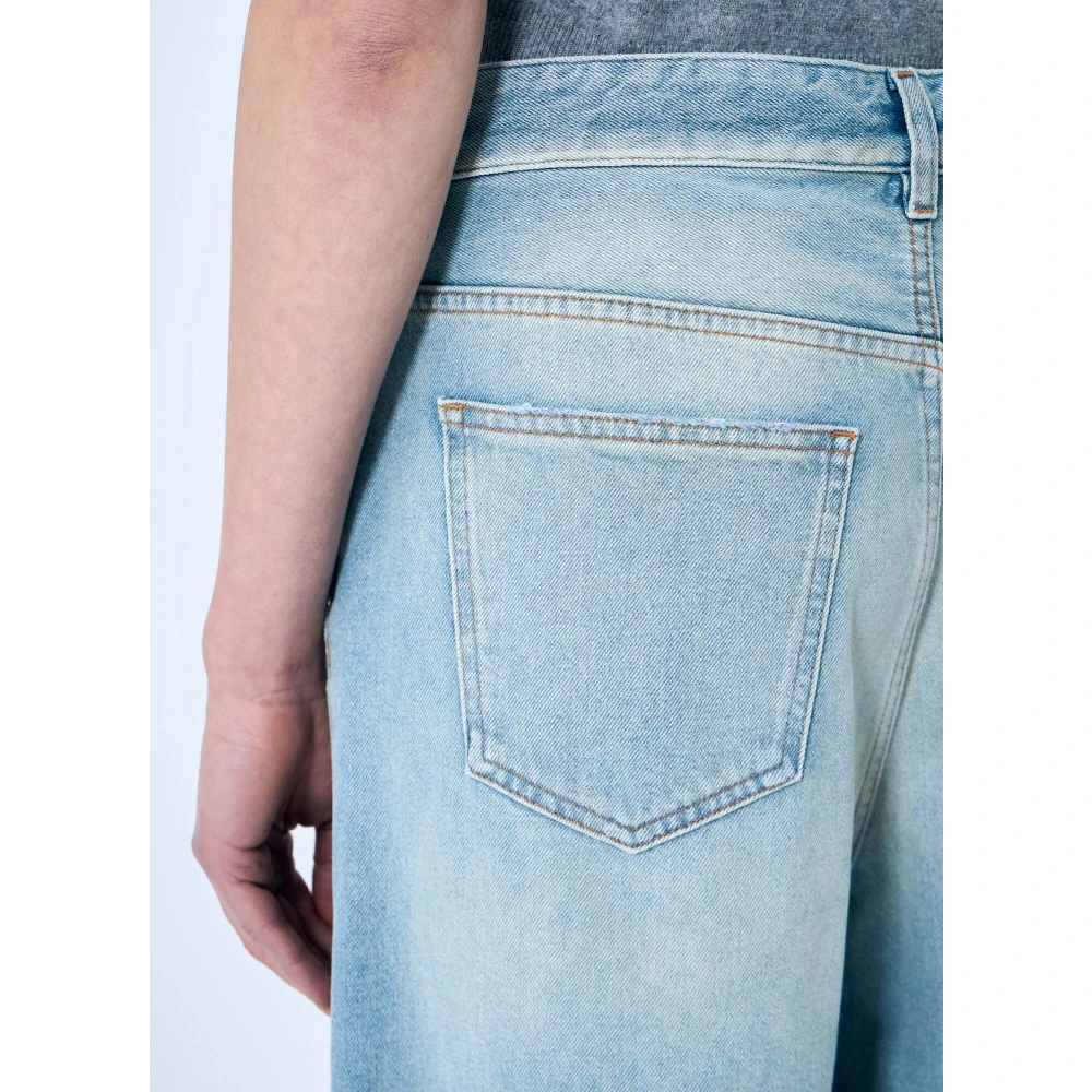 MM6 Maison Margiela Denim Shorts Blue Dames