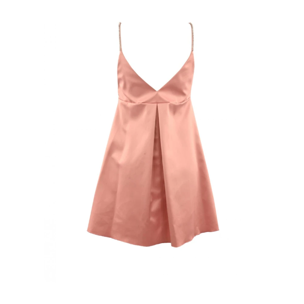 Aniye By Polyester jurk met strass details Pink Dames