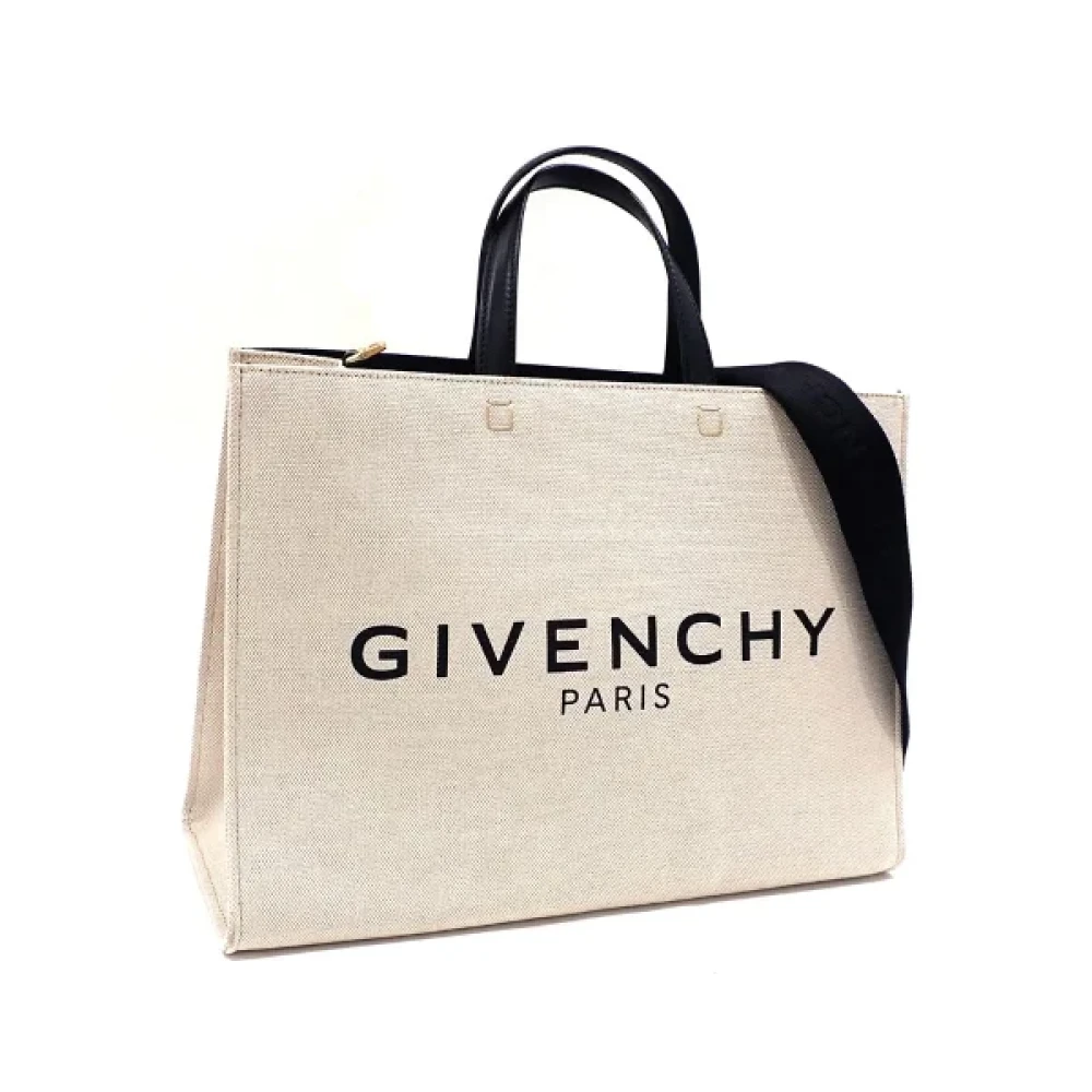 Givenchy Pre-owned Canvas handbags Beige Dames