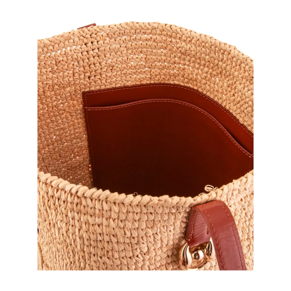 Paco Rabanne Minimalistische Shopper Beige Dames