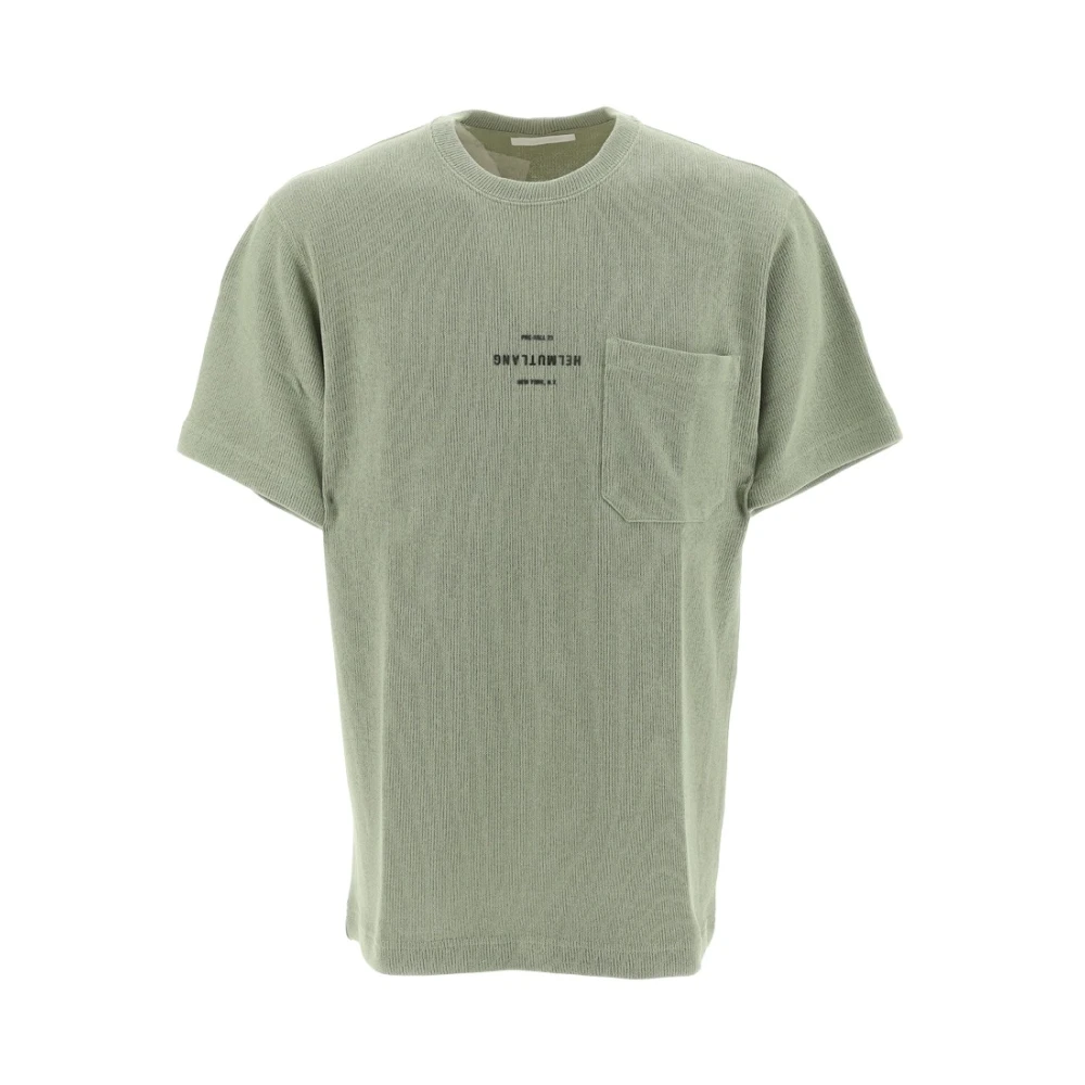 Helmut Lang T-Shirts Green Heren