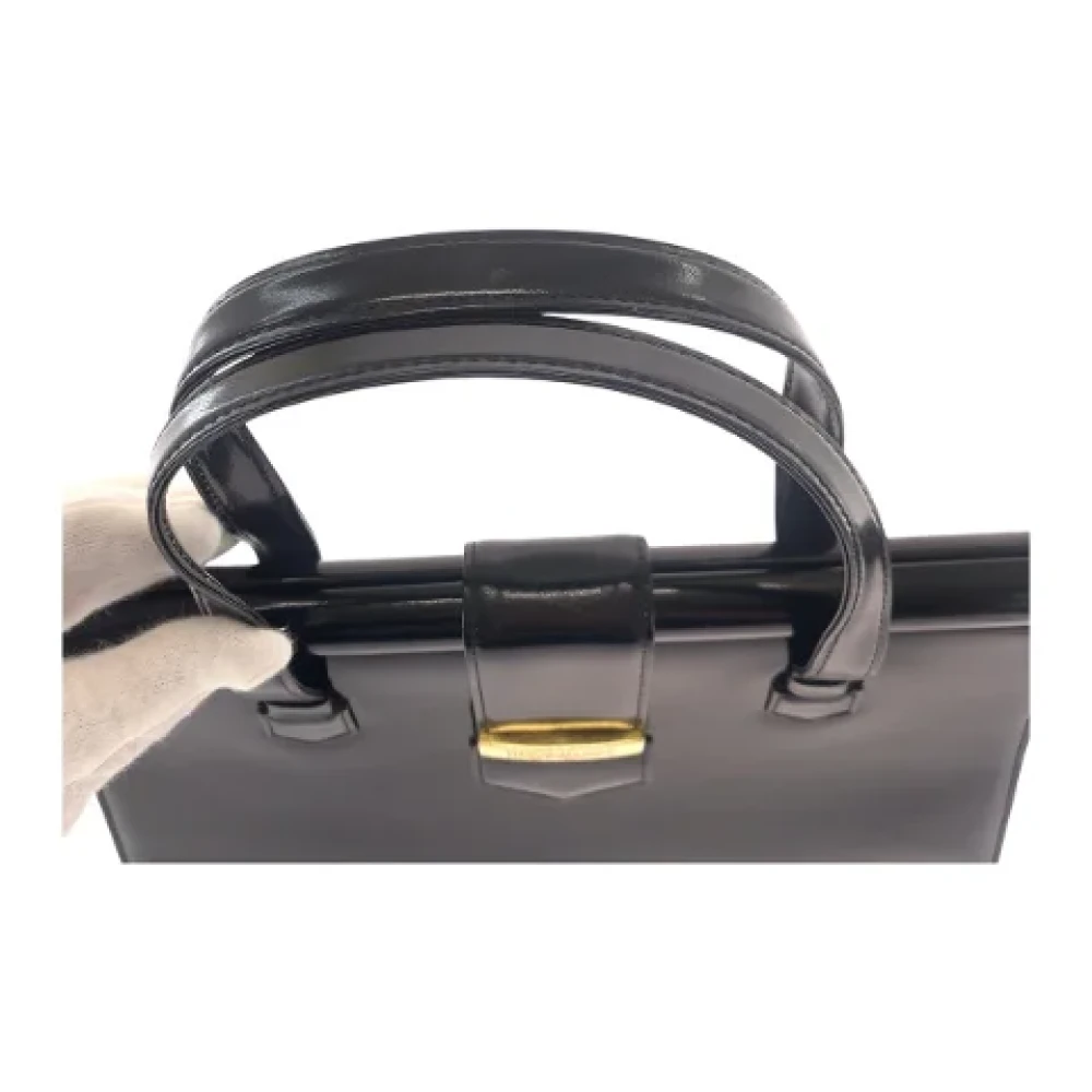 Yves Saint Laurent Vintage Pre-owned Leather handbags Black Dames