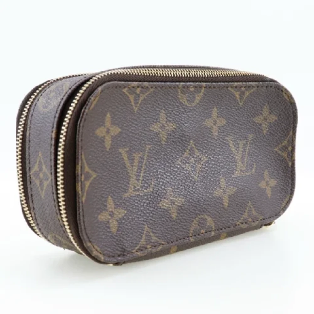 Louis Vuitton Vintage Pre-owned Canvas pouches Brown Dames
