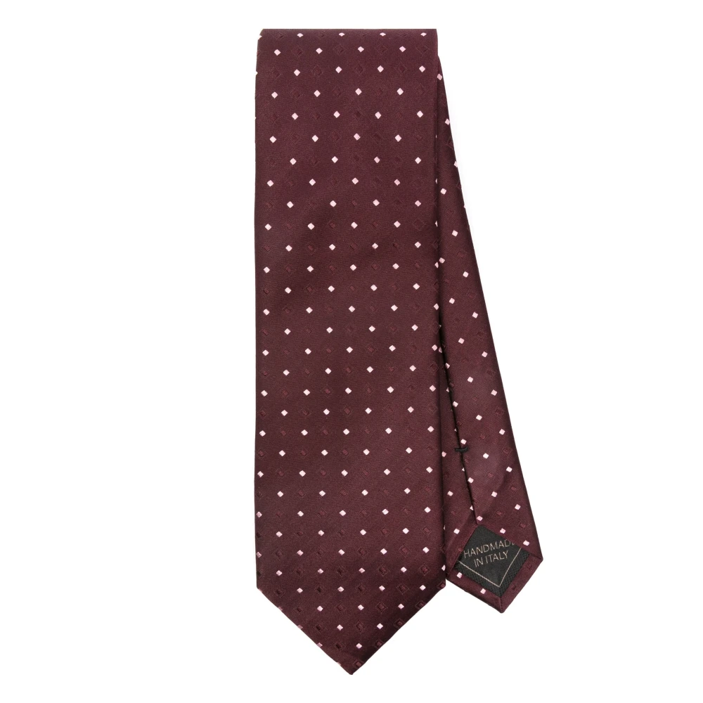 Brioni Elegant Bruin Zijden Sjaal Brown Heren