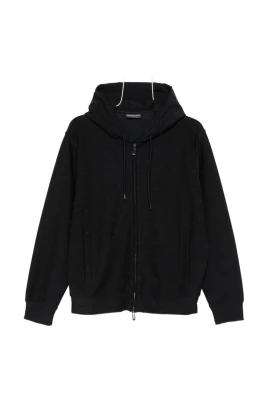 Zip-up Hoodie med All-Over Logomönster