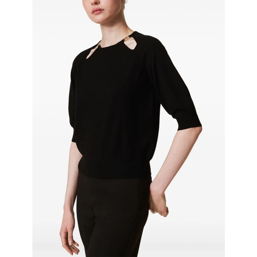 Twinset Zwart Sweater Set Black Dames