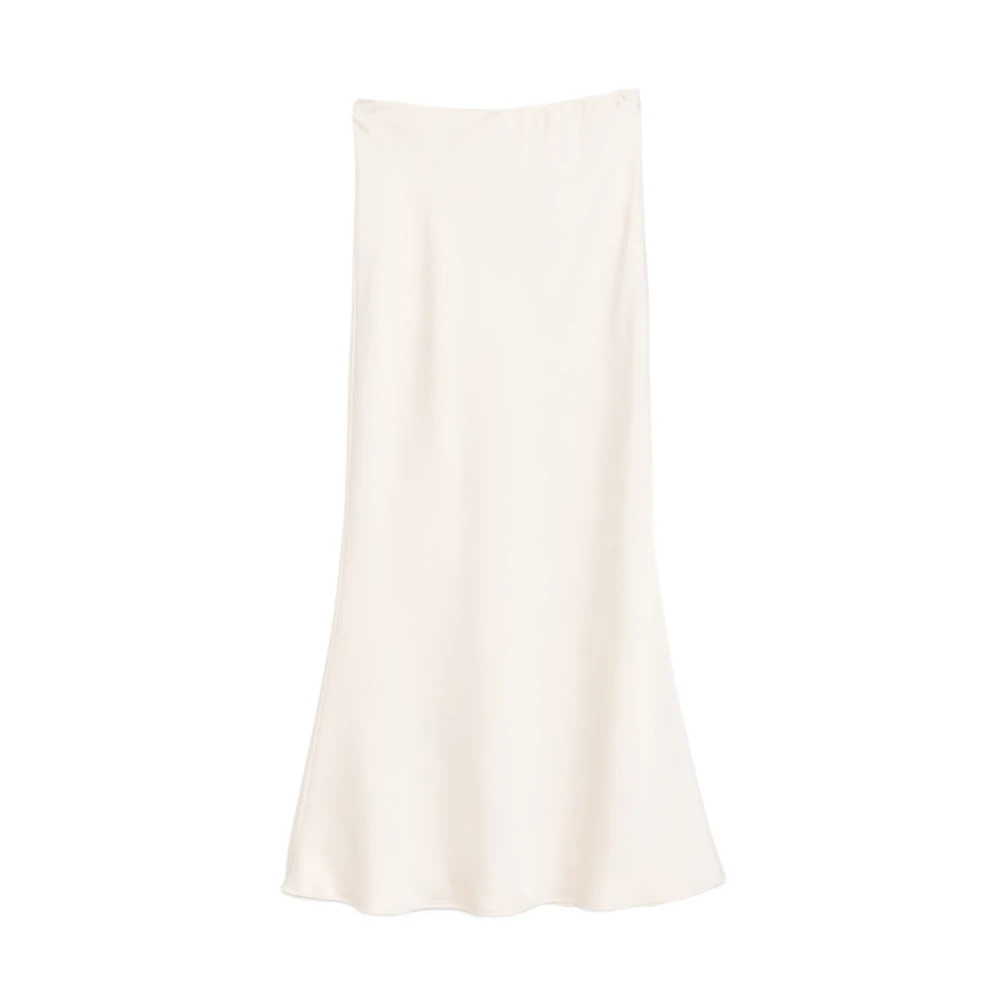D.exterior Women's White Midi Skirts, M, D Exterior Skirts