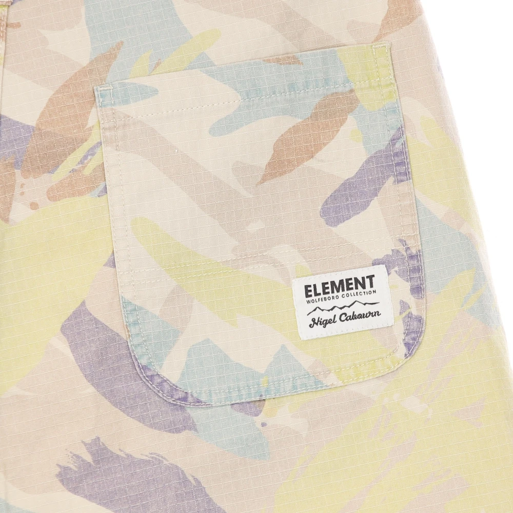 Element Abstract Camo Overall Shorts Regular Fit Multicolor Heren