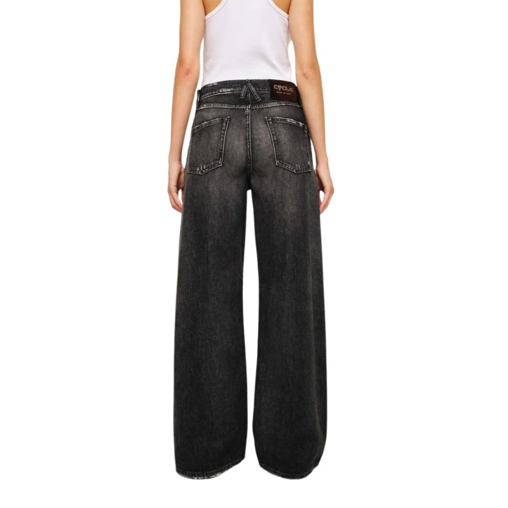 Cycle Aida LOW Donkergrijze Jeans Gray Dames