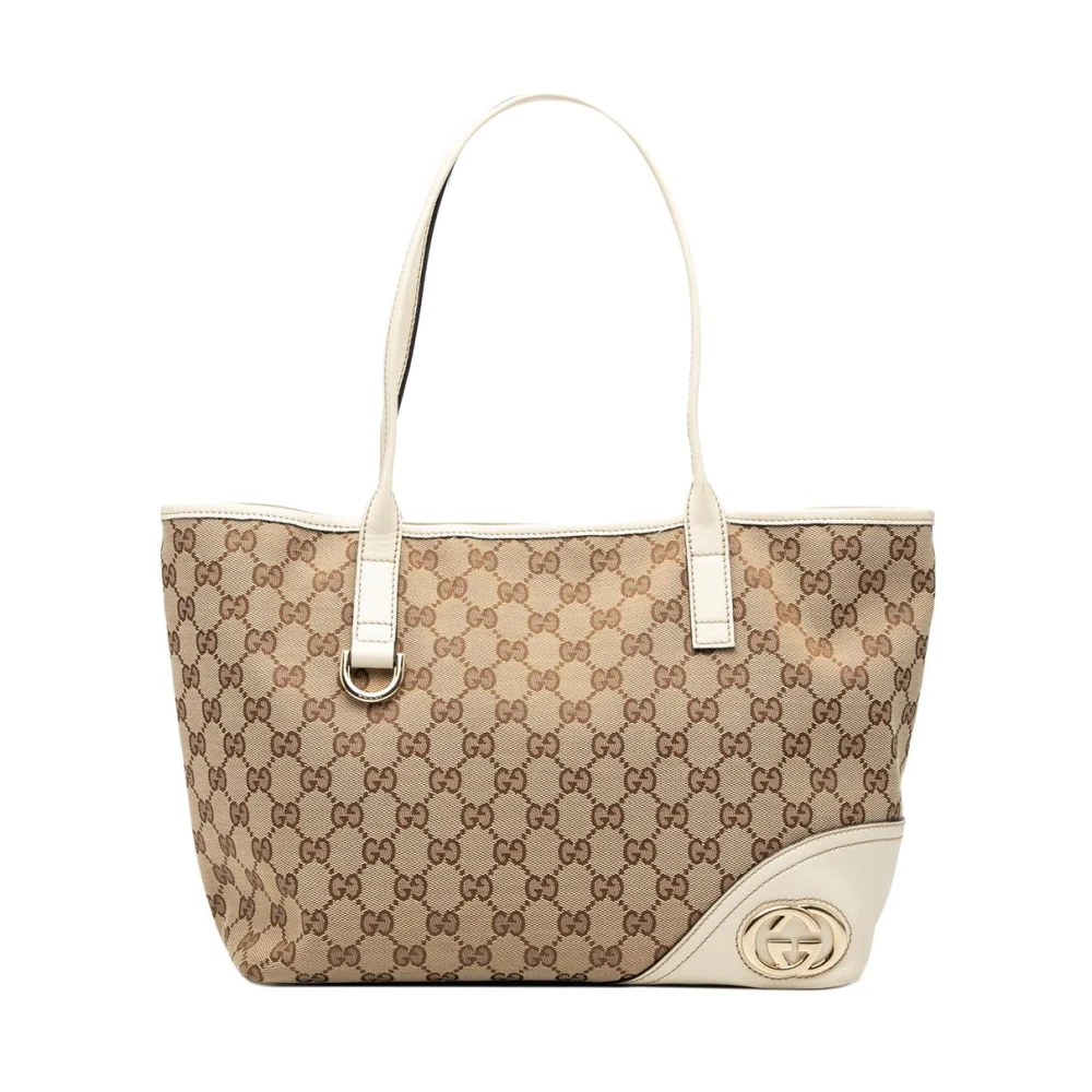Gucci Vintage Women's Brown Pre-Owned Tote Bag