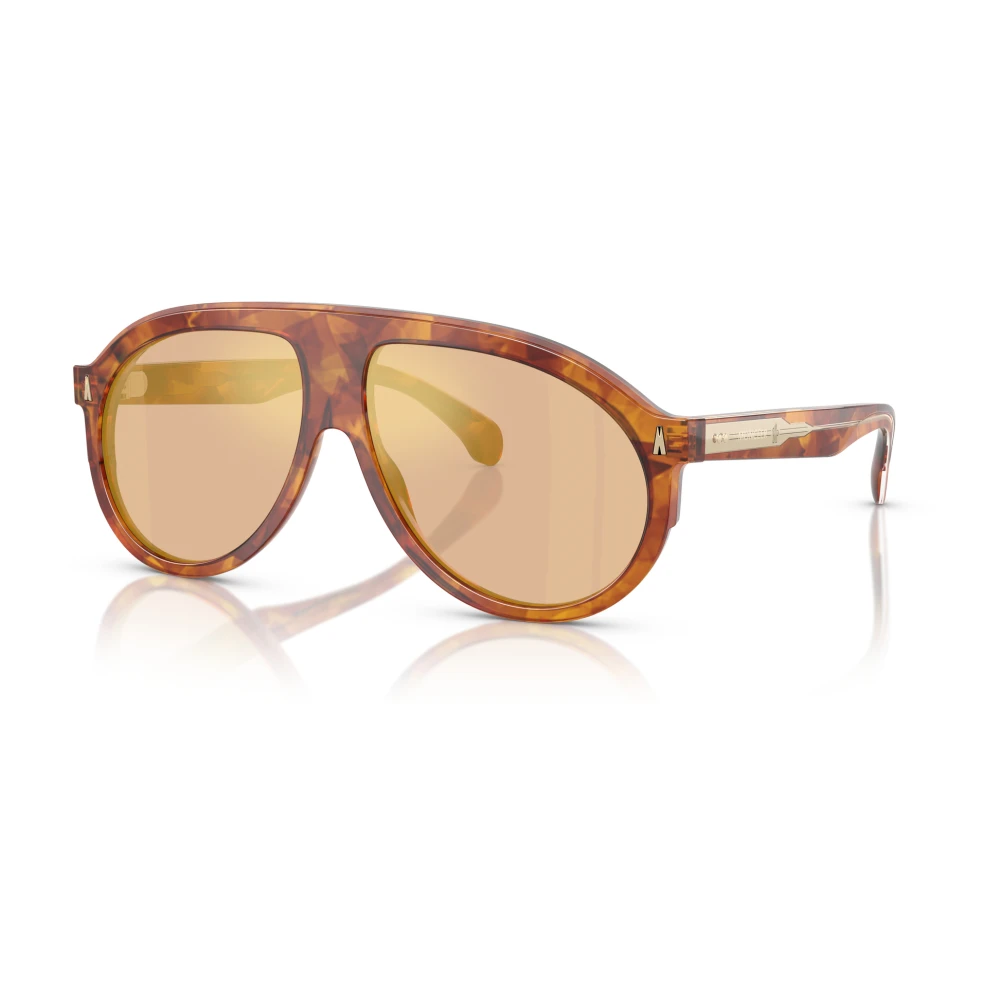 Moncler Unisex Brown Sunglasses, 59 Mm, Stylish Sunglasses In Havana