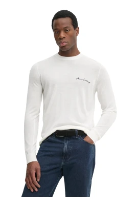 Armani Exchange Round-neck Knitwear Beige 2XL