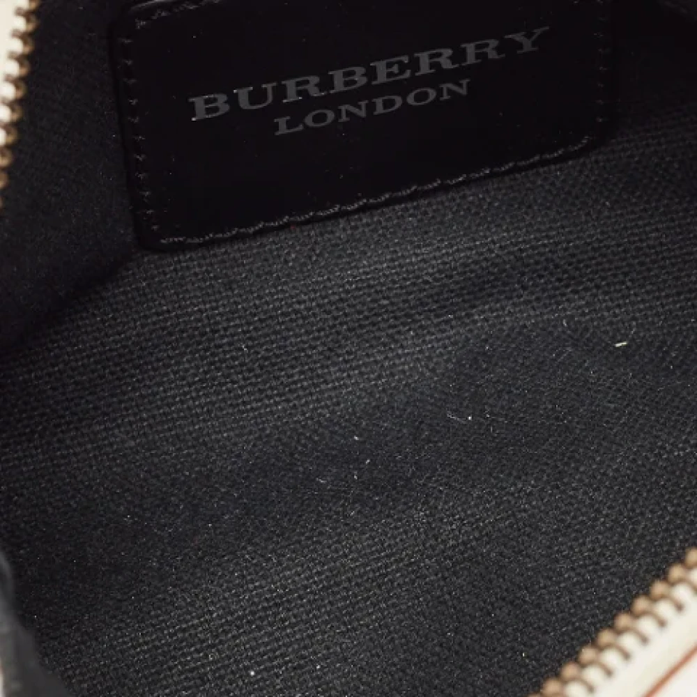 Burberry Vintage Pre-owned Leather handbags White Dames