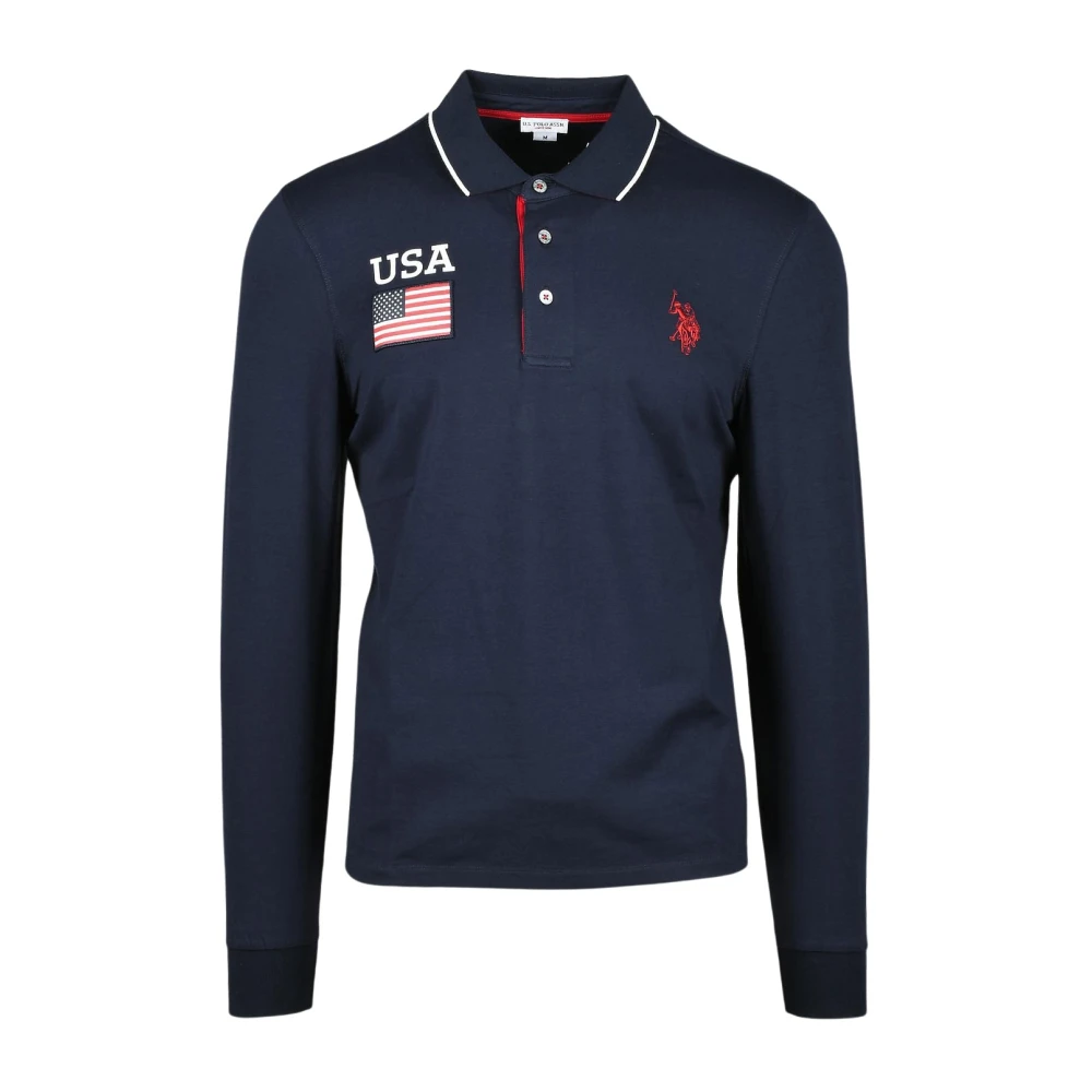 U.s. Polo Assn. Donkerblauw Herenshirt Blue Heren