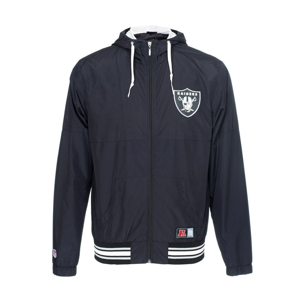 Majestic filatures Oakland Raiders Windbreaker Jas Black Heren