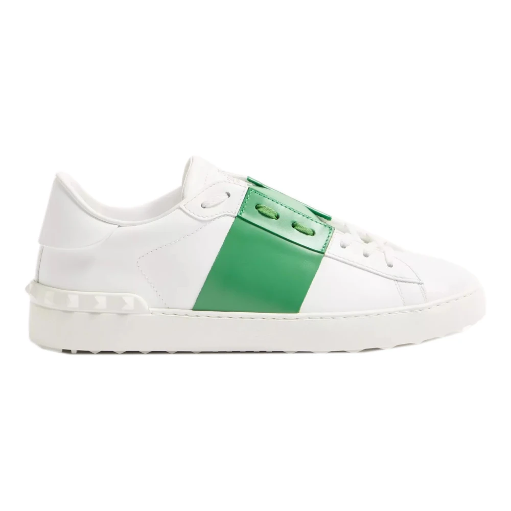 Valentino Garavani Unisex Bianco - Sneaker In Pelle Di Vitello Open - Shoes - 40 Eu