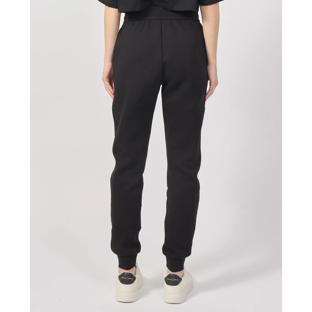 Armani Exchange Zwarte trekkoordbroek Black Dames
