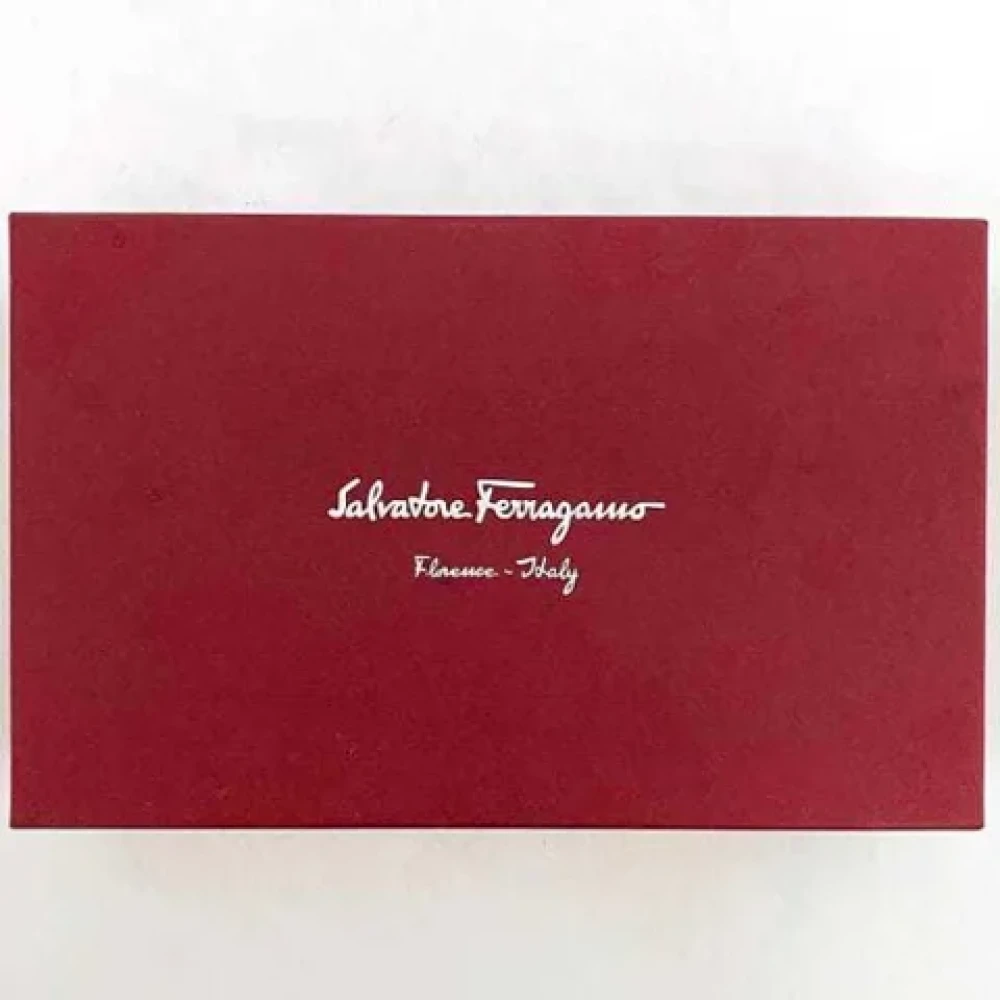 Salvatore Ferragamo Pre-owned Leather wallets Blue Dames