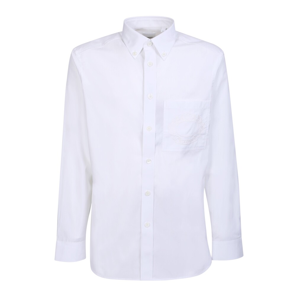 Camisa blanca burberry hombre new arrivals